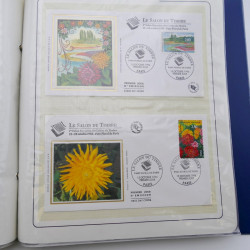 Collection timbres commémoratifs de France neufs et oblitérés.