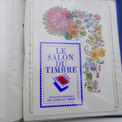Collection timbres commémoratifs de France neufs et oblitérés.