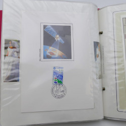 Collection timbres commémoratifs de France neufs et oblitérés.