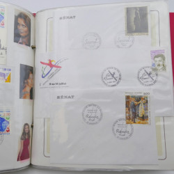 Collection timbres commémoratifs de France neufs et oblitérés.