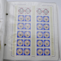 Collection timbres commémoratifs de France neufs et oblitérés.
