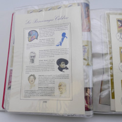 Collection timbres commémoratifs de France neufs et oblitérés.