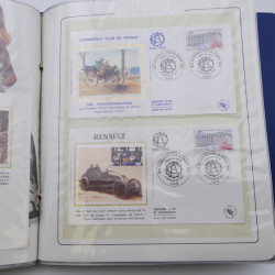 Collection timbres commémoratifs de France neufs et oblitérés.
