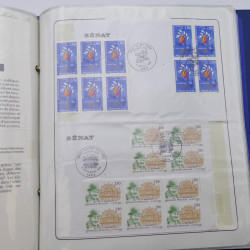 Collection timbres commémoratifs de France neufs et oblitérés.