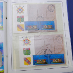 Collection timbres commémoratifs de France neufs et oblitérés.