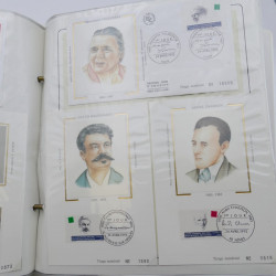 Collection timbres commémoratifs de France neufs et oblitérés.