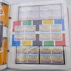 Collection timbres commémoratifs de France neufs et oblitérés.