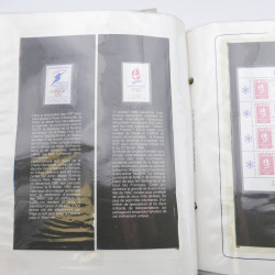 Collection timbres commémoratifs de France neufs et oblitérés.