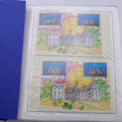 Collection timbres commémoratifs de France neufs et oblitérés.