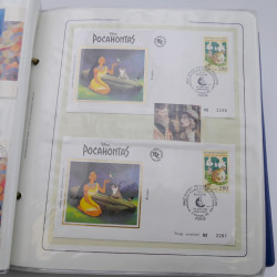 Collection timbres commémoratifs de France neufs et oblitérés.