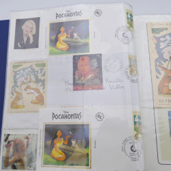 Collection timbres commémoratifs de France neufs et oblitérés.