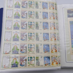 Collection timbres commémoratifs de France neufs et oblitérés.
