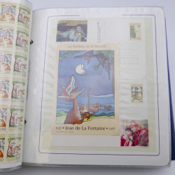 Collection timbres commémoratifs de France neufs et oblitérés.