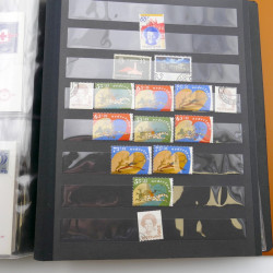 Lot de timbres de Pays-Bas neufs et oblitérés en 2 albums.