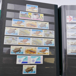 Lot de timbres de Turquie neufs et oblitérés en 2 albums.