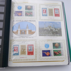 Lot de timbres de Turquie neufs et oblitérés en 2 albums.