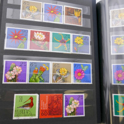 Lot de timbres de Pologne neufs et oblitérés en 2 albums.