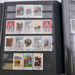 Lot de timbres de Pologne neufs et oblitérés en 2 albums.