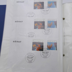 Vrac de timbres de France neufs et oblitérés en un carton.