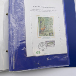 Vrac de timbres de France neufs et oblitérés en un carton.