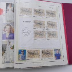 Vrac de timbres de France neufs et oblitérés en un carton.