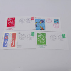Vrac de timbres de France neufs et oblitérés en un carton.