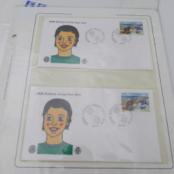 Vrac de timbres de France neufs et oblitérés en un carton.