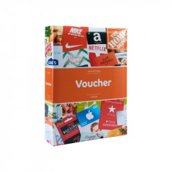 Album Voucher pour collectionner 60 bons cadeaux.