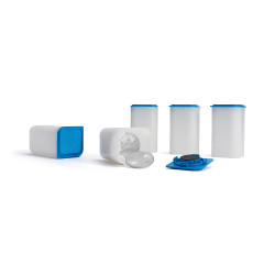Tube Sqube pour 20 pièces 40 - 41 mm de diamètre, empilable.