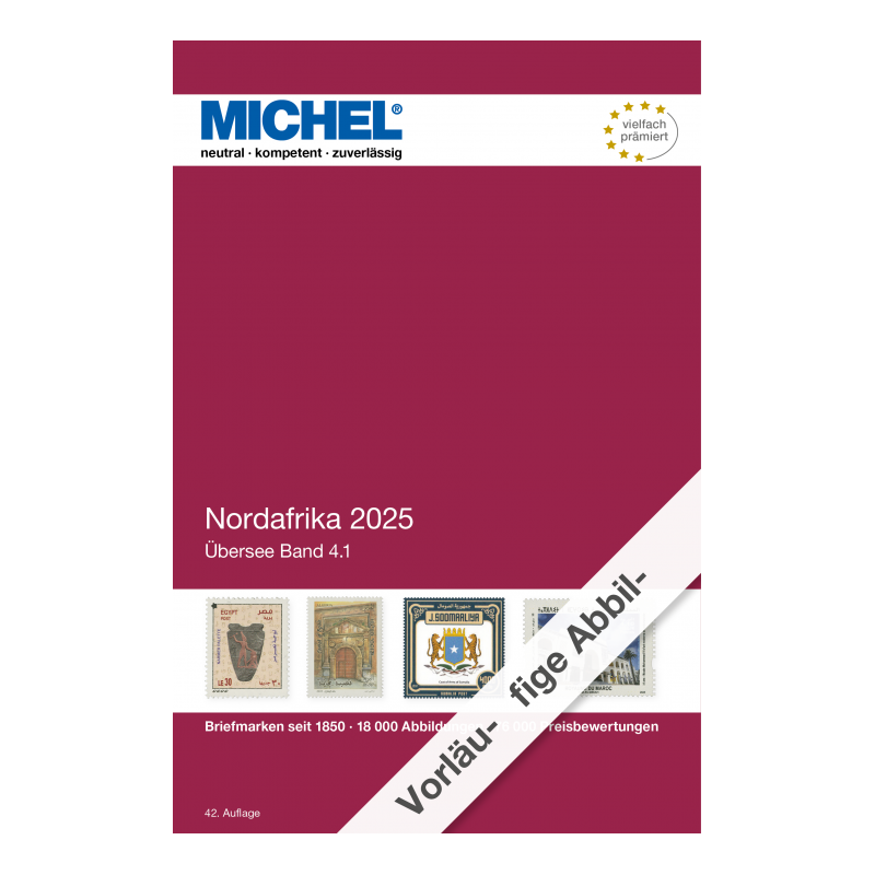 Catalogue Michel de cotation timbres Afrique du nord 2025.