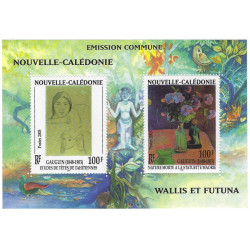 Nouvelle Calédonie bloc-feuillet de timbre N°28 Gauguin neuf**.