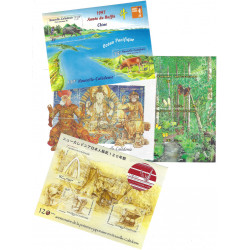 Nouvelle Calédonie lot de 4 blocs-feuillet de timbres neuf**.