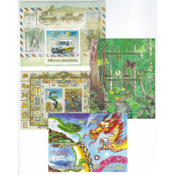Nouvelle Calédonie lot de 4 blocs-feuillet de timbres neuf**.
