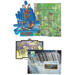 Nouvelle Calédonie lot de 4 blocs-feuillet de timbres neuf**.