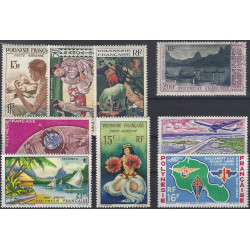 Polynésie Française timbres poste aérienne N°1-9 neuf* - oblitéré.