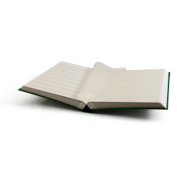 Classeur à bandes pour timbres 64 pages blanches.