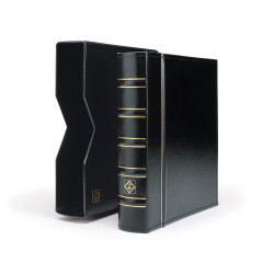 Album Optima Leuchtturm pour ranger 304 monnaies de collection.