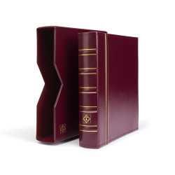 Album Optima Leuchtturm pour ranger 304 monnaies de collection.