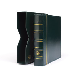 Album Optima Leuchtturm pour ranger 304 monnaies de collection.
