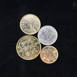 Estonie 4 monnaies de collection.