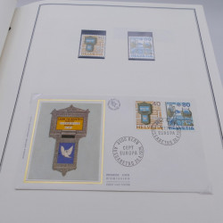 Collection historique des timbres Europa 1976-1979 en album Cérès.