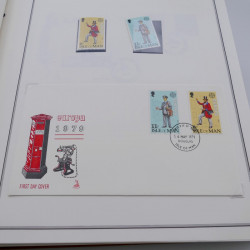 Collection historique des timbres Europa 1976-1979 en album Cérès.