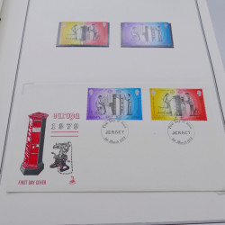 Collection historique des timbres Europa 1976-1979 en album Cérès.