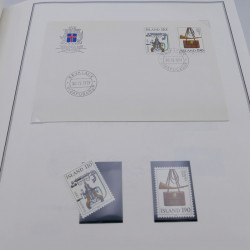 Collection historique des timbres Europa 1976-1979 en album Cérès.