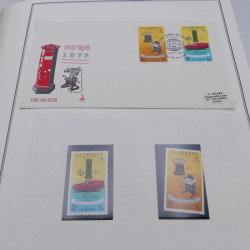 Collection historique des timbres Europa 1976-1979 en album Cérès.