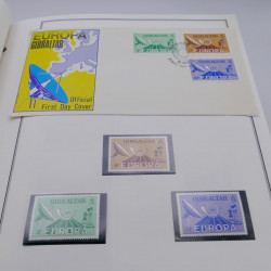 Collection historique des timbres Europa 1976-1979 en album Cérès.