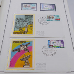 Collection historique des timbres Europa 1976-1979 en album Cérès.