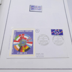 Collection historique des timbres Europa 1976-1979 en album Cérès.