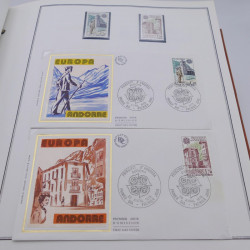 Collection historique des timbres Europa 1976-1979 en album Cérès.