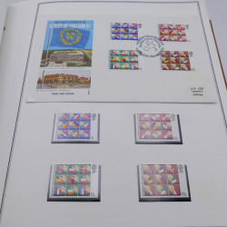 Collection historique des timbres Europa 1976-1979 en album Cérès.